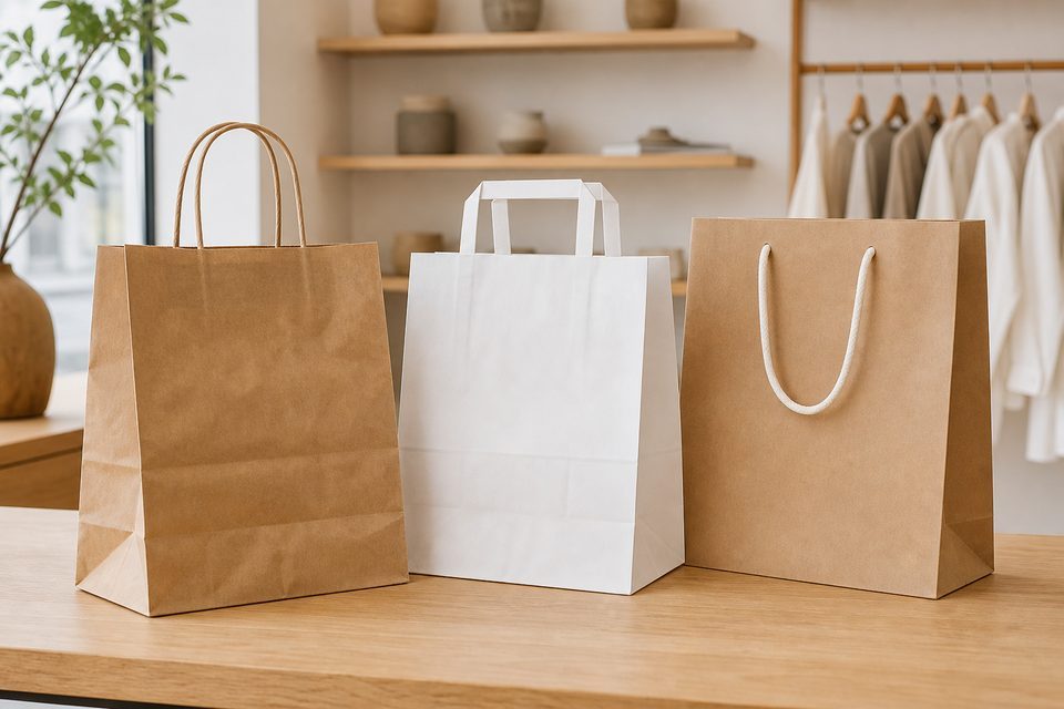 paper shopping bag handle types